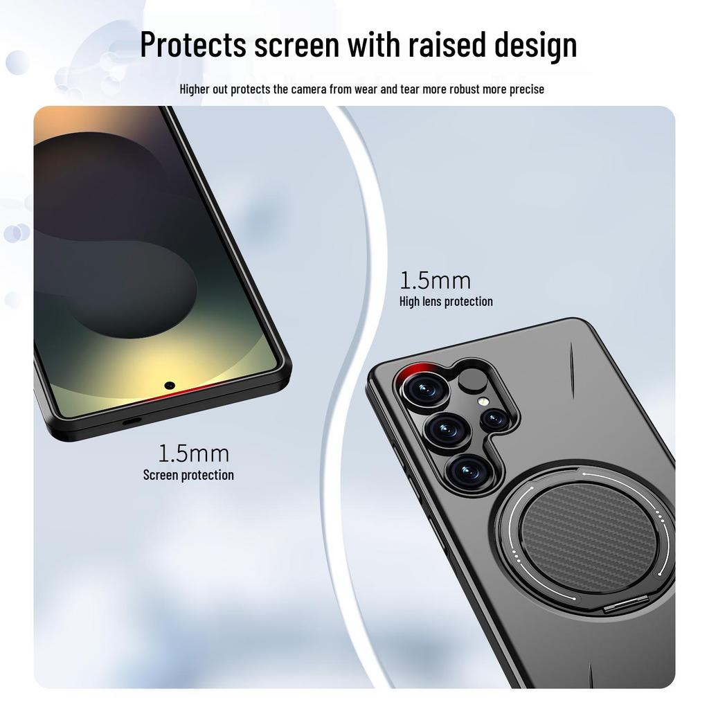 Compatible Samsung S26 Ultra/S25 Ultra/S24 Ultra Magnetic Case with Rotating Stand