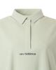 Golf Polo Shirt MOSS 3 [New Balance] Short-Sleeve (Micropique, Moisture-Wicking) / Women's / 012-6268501 130_SILVER [LL]