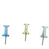 Colorful Transparent Thumbtacks with Exquisite Plastic Box Packaging - 200 Pieces.