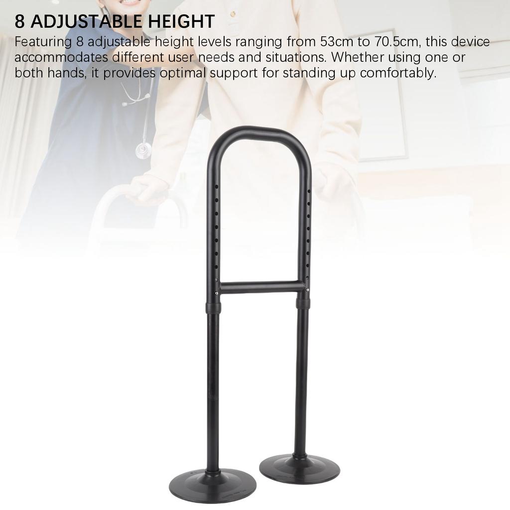 Dubbelbas Stå Upp Hjälp Mobilitetsverktyg Ståhjälp Apparat 8 Justerbara Höjder Hjälp Komma Upp Från Golvet