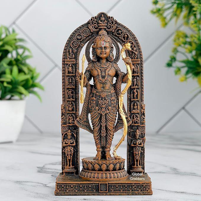 Ram Lalla Ayodhya Idol Statue Showpiece Murti for Home Decor Decoration Gift Gifting Items car Dashboard Accessories