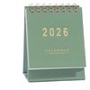 Calendario da Tavolo 2026 Mini Portatile Semplice Inglese Fatto a Mano Decorazione da Scrivania Ufficio Registro Giornaliero Studio Arredamento Accessori da Scrivania