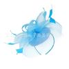 New European and American Bridal Feather Mesh Hair Accessories Hemp Yarn Headgear Retro Fashion Elegant Top Hat