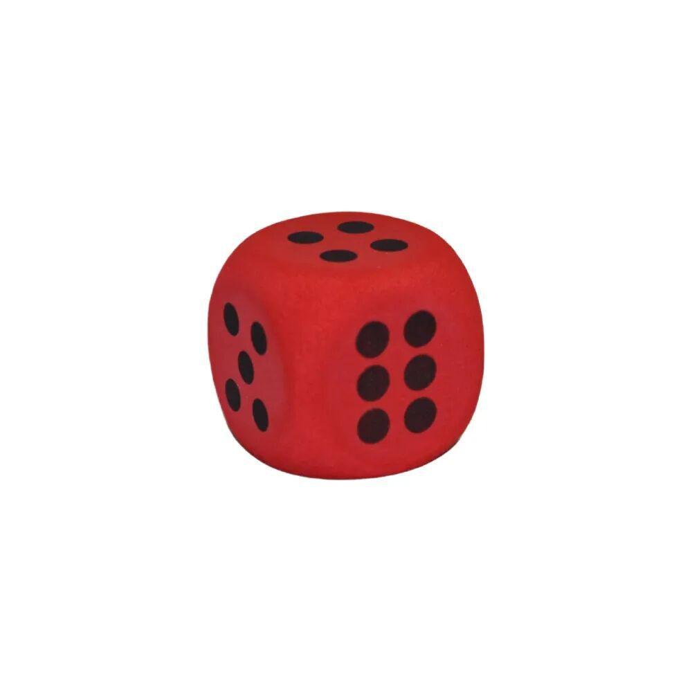 8cm EVA Rounded Corner Foam Dice - Six-Sided, 3.8cm Square