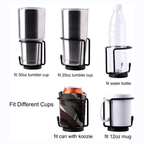 Magnetic Cup Holder Large Capacity Removable Heavy Duty Metal Universal Boat Tractor Mower Truck Fridge Car Mug Drink Beverage Storage Rack