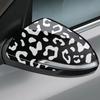 Animal Print Decals Adhesive PVC Flexible Stickers Decoration Car Rearview Mirror Sticker Mirror Trim Easy Installation