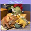 Jucărie de pluș adorabilă și realistă cu dinozauri Tyrannosaurus și Velociraptor pentru cadouri pentru copii