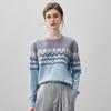 Comon Boca Women's 2025 Autumn/Winter Fair Isle Cashmere Sweater