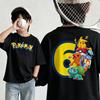 New summer Pokémon Tshirt casual printed shortsleeved shirt fashionable street style top suitable for both men and women