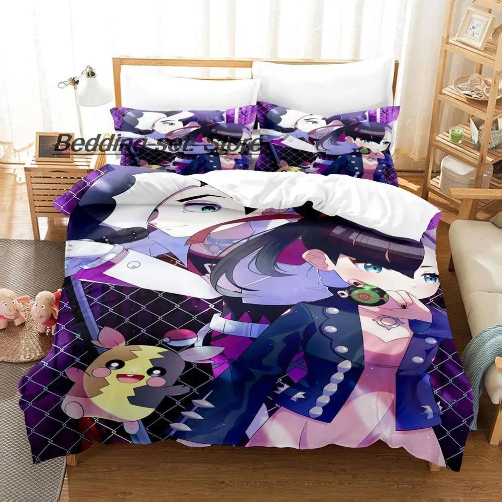 Marnie Bedding Set Single Twin Full Queen King Size Bed Set Aldult Kid Bedroom Duvetcover Sets 3D Print Anime Bed Sheet Set