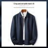FORTEI Men's Business Casual Lightweight Windproof Lapel Jacket