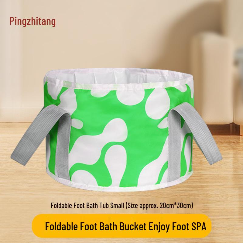 Foldable Portable Foot Spa Basin - Compact Foot Soak Bag for Home & Dorm Use
