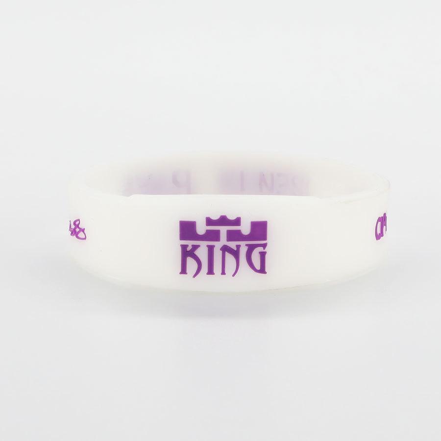 NBA Luminous Silicone Bracelet: Curry, Durant, James, Irving Edition, 20cm Snap Closure.