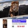 Lion Car Stickers Car B-pillar Decal Waterproof Stickers Auto Center Pillar Sticker Cover Scratches Vehicle Decor Accessories