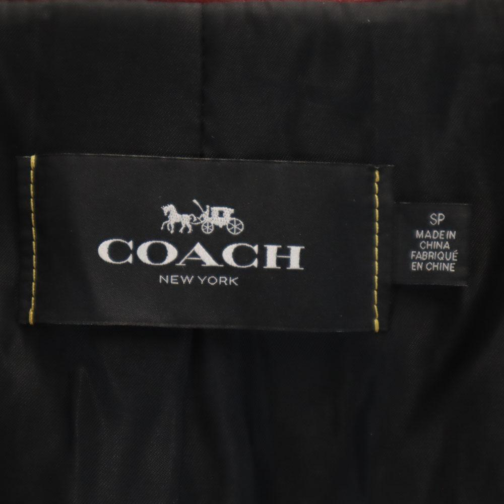COACH F33830 Double riders jacket S Red leather jacket Women Used