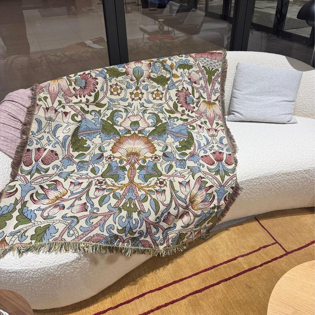 Coperta Fiori Uccelli Coperta Tendenza Urbana per Divano e Letto da Campeggio Coperte e Plaid Copriletto Plaid Picnic Casa Dropshipping