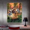 5D DIY Diamond Painting Dinosaurs Full Round Diamond Embroidery