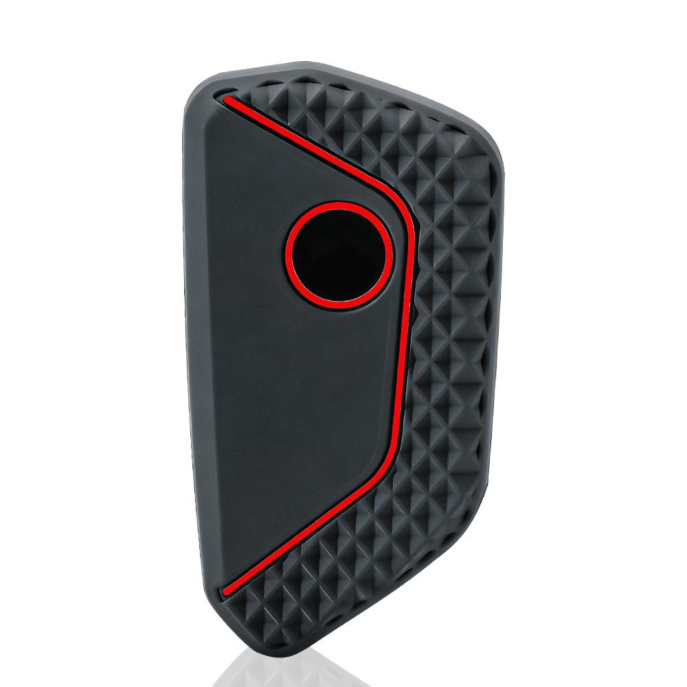 New Style For VW Golf 8 Mk8 GTI GTD R ID3 ID4 2020 Decoration Silicone Car Key Case Fob Holder Cover Trim Car Accessories