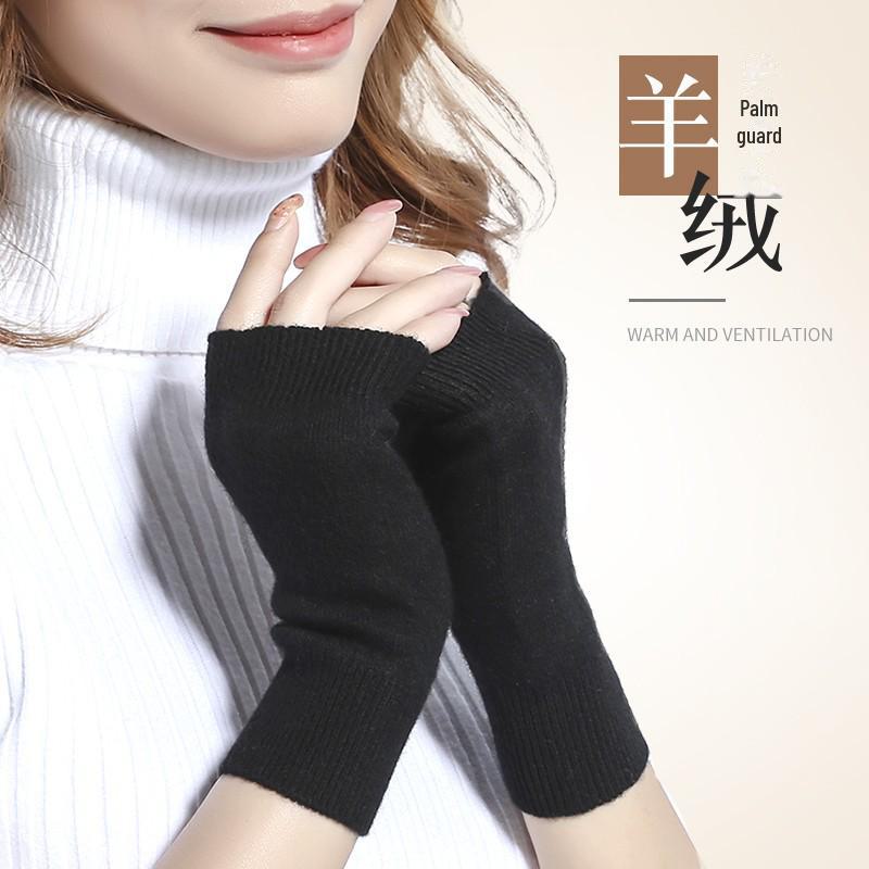 

Кашемировые наручные повязки: Женские перчатки с открытыми пальцами, защищающие суставы от холода, идеально подходят для ношения зимой после родов.