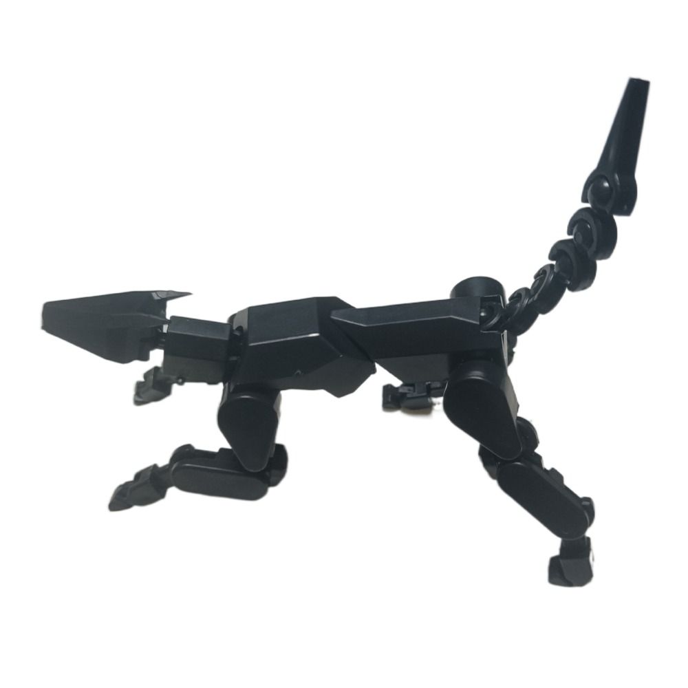 Shapeshift Movable Dog Figures Mannequin Multi-Jointed Dog Lucky Character Robot  Collection Gifts