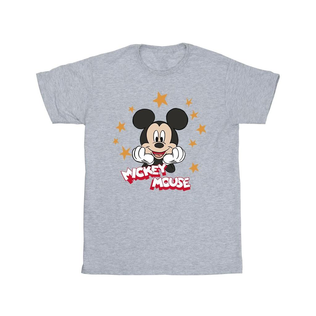 Disney Mens Mickey Mouse Stars T-Shirt