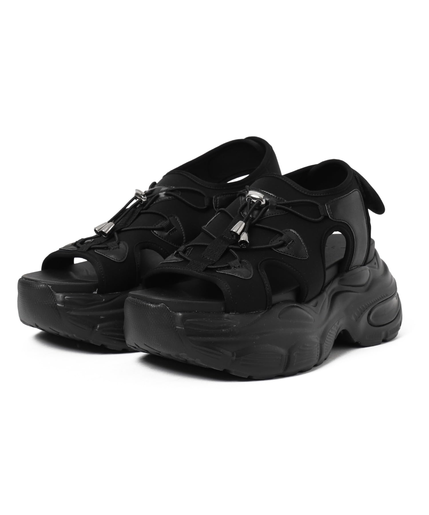 

WEGO Clear Light Sole Platform Streetwear Perfect Gift for and Size Black Women s Lace-Up Sandals, Casual, Outdoor, Fit, Spring, Summer, Fall, M, чёрный