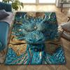 Sacred and Magnificent Oriental Dragon Carpet New Release! Rug for Living Room Bedroom,Office Areas,Durable Machine Washable Mat