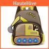 Excavator Pattern Toddler Backpack With Stylish Print And Comfort Fit For School Use