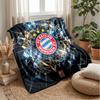 Bayern Munich Theme Blanket Soft Flannel Blanket Plush Throw Blanket Cozy Sofa Bed Blanket for Home Decor