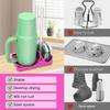 Suction Cup Design Cup Drainer Rack Food Grade Silicone Water Bottle Holder Bottle Drying Rack  Bar