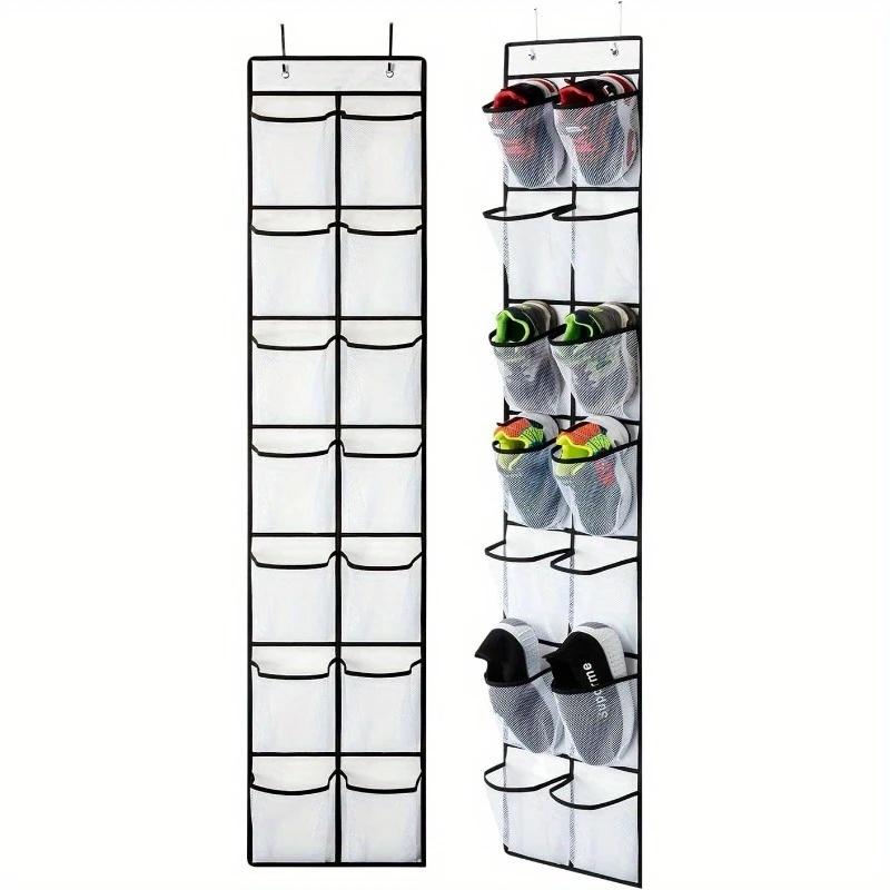 Functional door-back shoe storage hanging bag household wall-mounted sundry storage pocket storage bag for hanging shoes 3530₽
