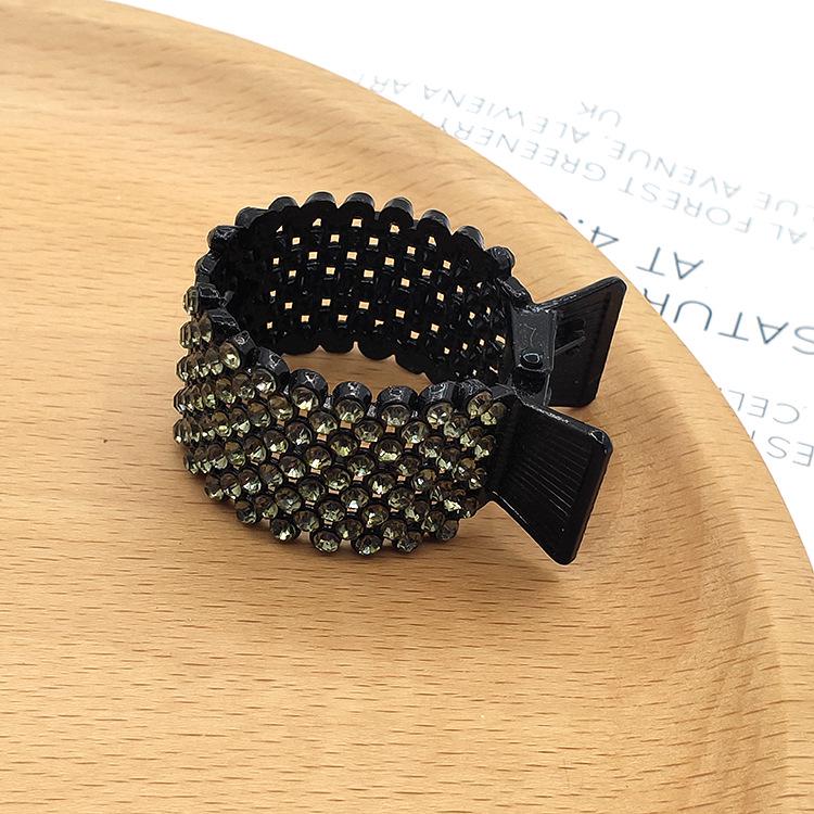 Luxury Alloy Rhinestone Hair Claw Clip for Women – Anti-Collapse Hold