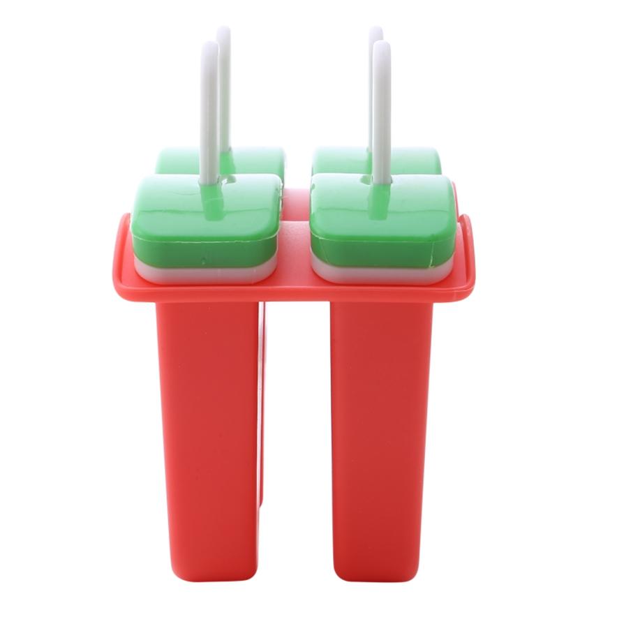 Formă pentru gheață pentru desene animate. Formă pentru gheață cu patru grupuri de fructe