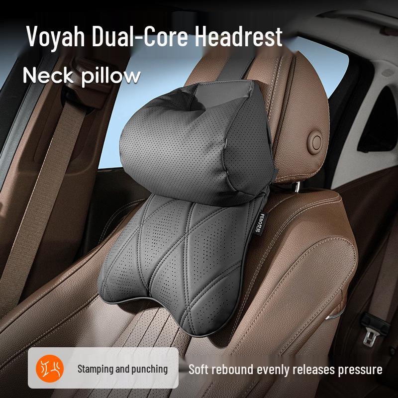 Voyah Car Headrest Pillow & Lumbar Support: Universal, Comfortable Neck & Shoulder Rest for All Seasons