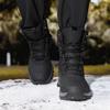 Winter Men's Snow Boots Mid-cut Thick Sole Plush Non-slip  Wear-resistant Large Size Snow Boots for Winter Mens Winter Boots