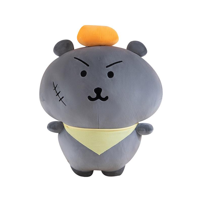 Grey Wolf Hello Kitty Pig Plush Toy Cute Cartoon Stuffed Animal For Kids And Adults