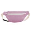 Kids Girls Casual Fanny Waist Bag Canvas Chest Bum Belt Pack Zip Ladies Casual Elegant Lightweight Daily Shoulder Pouch