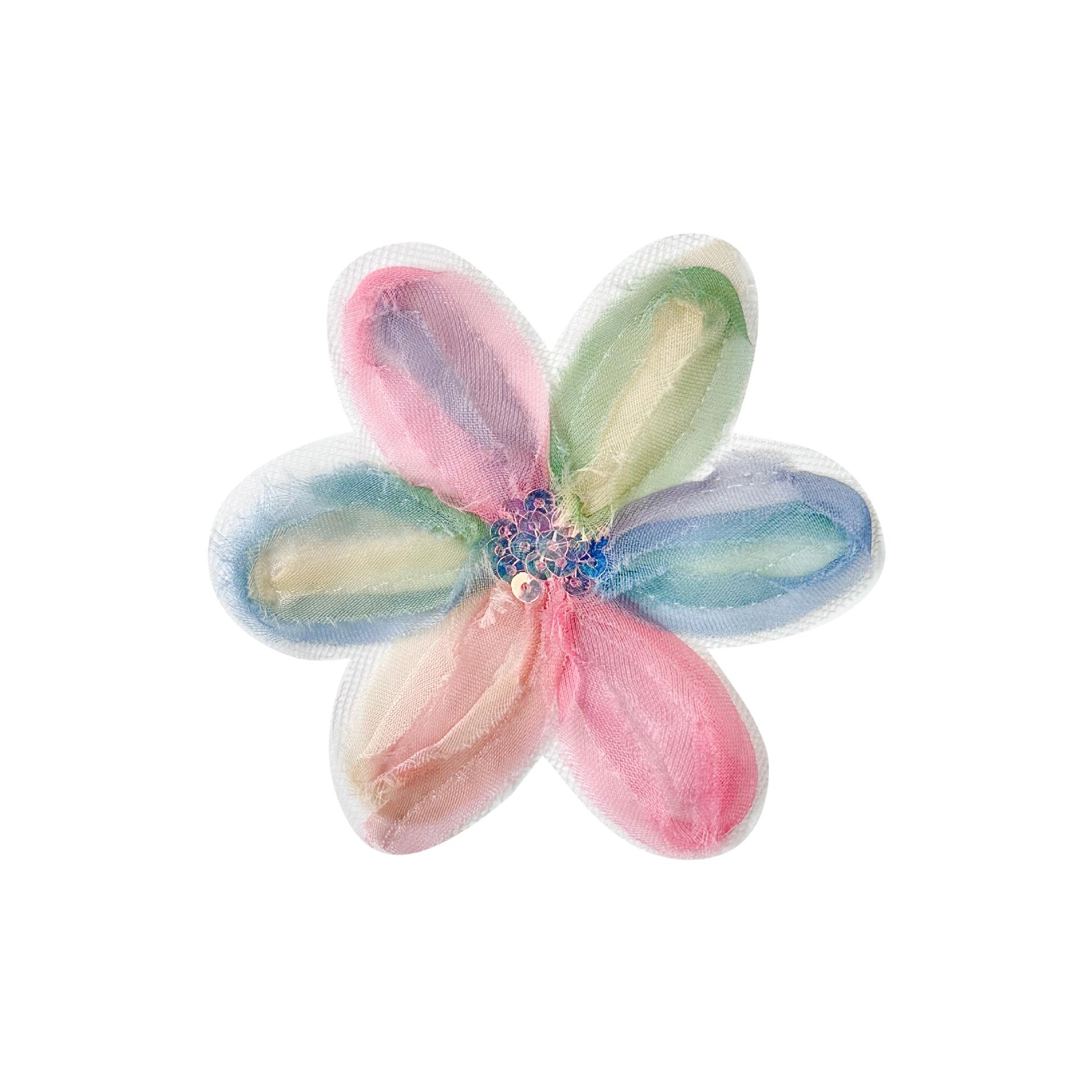 

Color Three-Dimensional Mesh Sequined Embroidered Dress Children S Sweater Decal Decorative Clothing Accessories Cloth Sticker Accessories HL250 pink