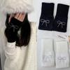 Y2K Winter Gloves Diamond Rabbit Lolita Mittens JK Accessories Sweet Five Finger Gloves Girls