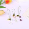 Cute Tulip Flowers phone Strap Lanyards Charms Mobile Phone Case Keychain Car Key Chains Headset Cover Hang