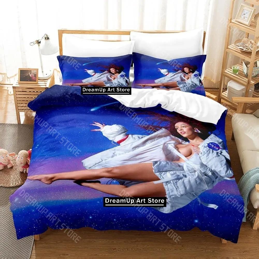 3D Printed Doja Cat Singer Bedding Set for Boys Girls Duvet Cover And Pillowcase Twin Queen King Full Single Double Sizes