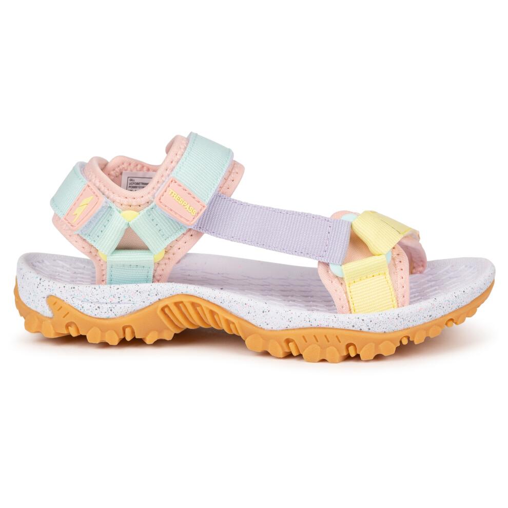 (3, Pink) Trespass Kids Active Velcro Sandals - Gill