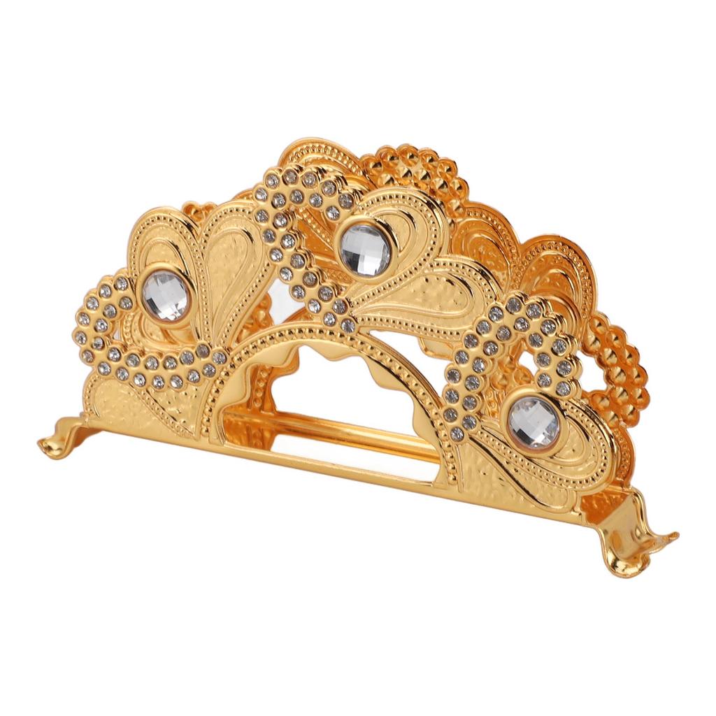 Golden Metal Napkin Holder Exquisite Light Luxury European Style Zinc Alloy Table Napkin Organizer for Kitchen Dinner