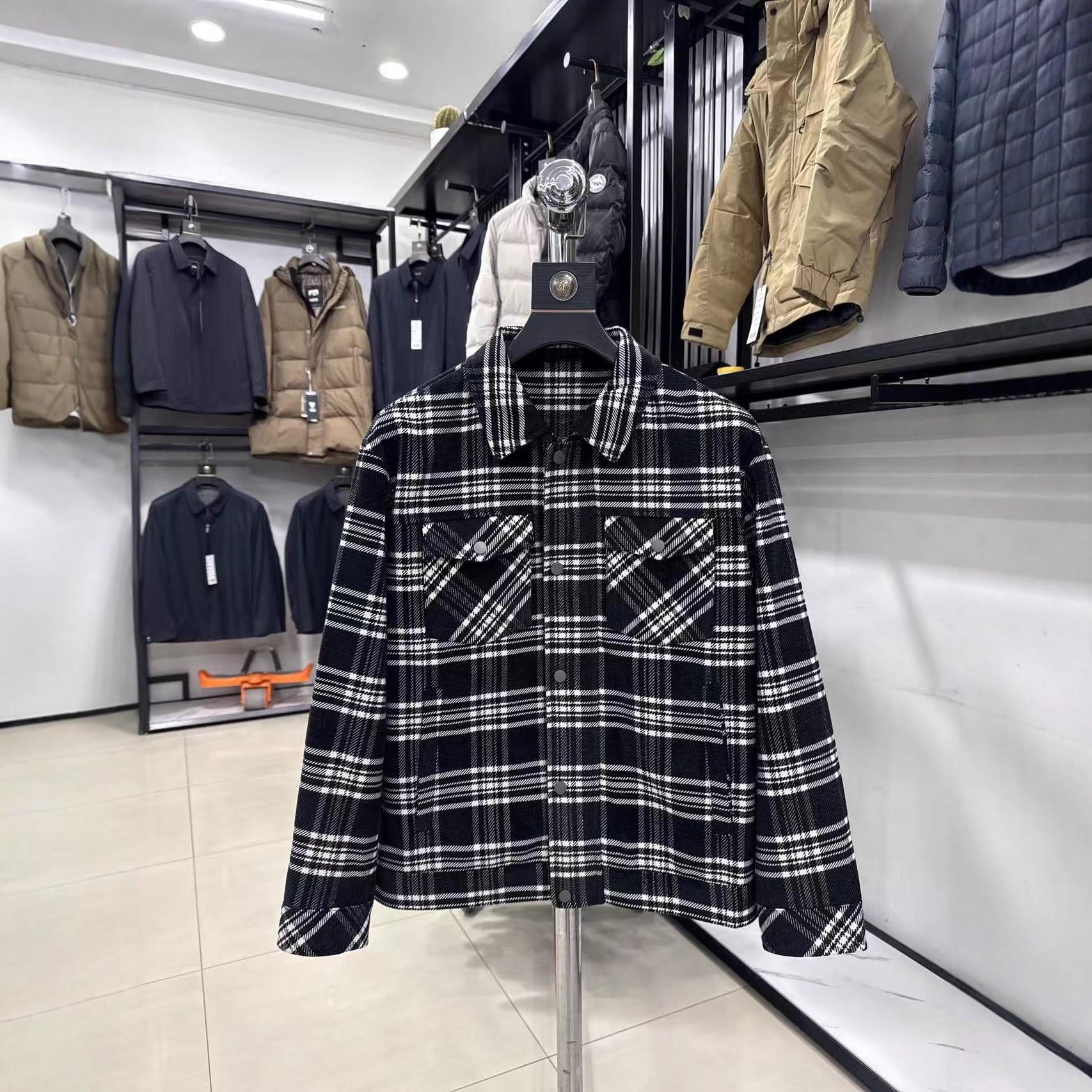 H Brand Men s Autumn Windproof Knit Lapel Jacket 3Y198A - Stylish Workwear Style 170 (115-130 jin)