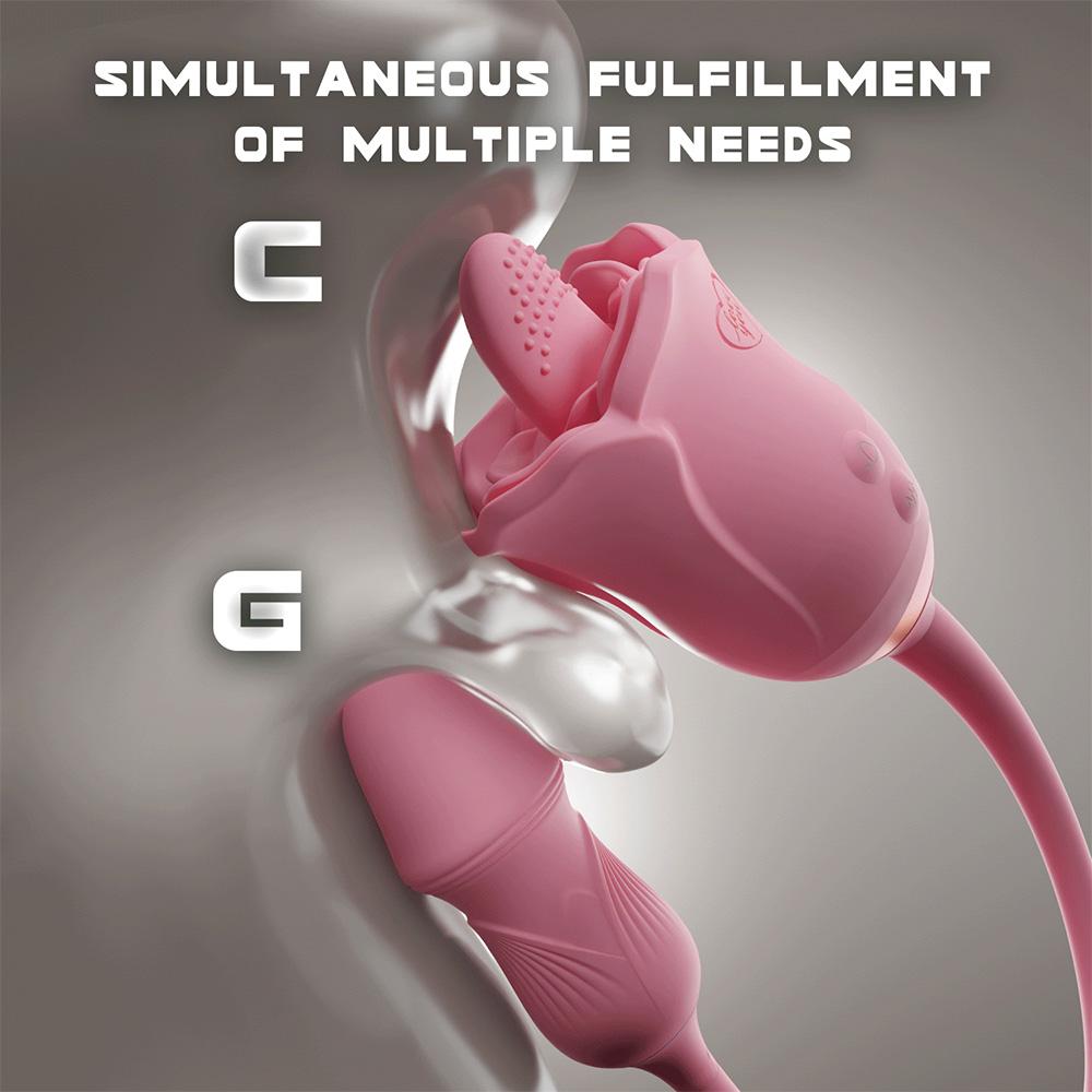 Bod G 2 v 1 Výkonný masážní přístroj s dvojitou stimulací klitorisu Sání Vibrační Dámské Masturbační Hračky Produkty pro dospělé