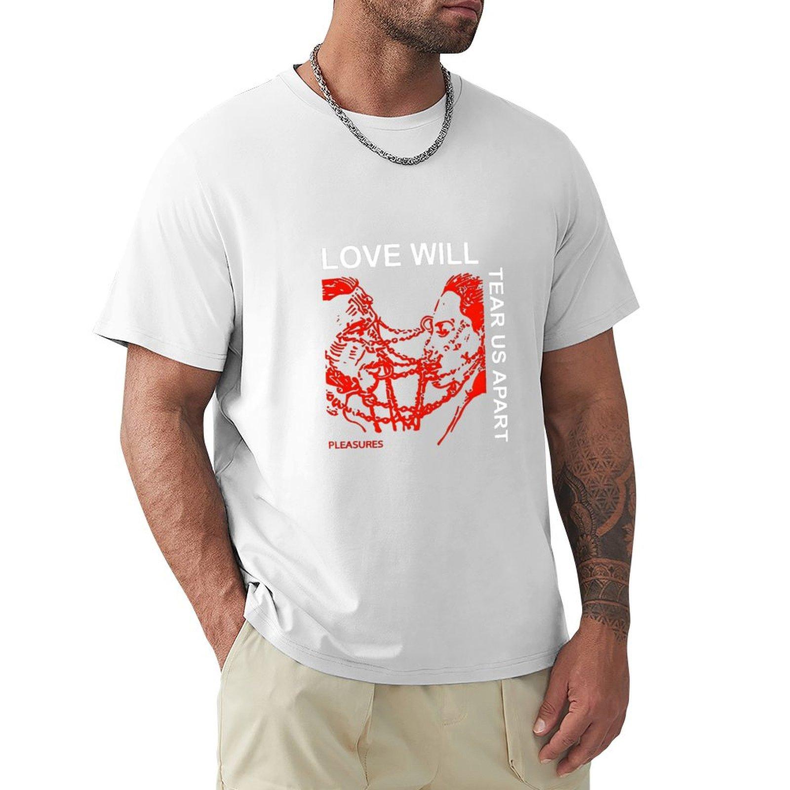 Lil Peep Love Will Tshirt Sweat Absorbing Sports Tee Shirt S