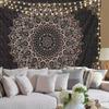 VIKAMA Light Luxury Style Mandala Pattern Tapestry A BohemianInspired Decorative Tapestry Suitable For Living Rooms And Bedroom