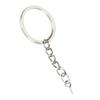 10pcs Key Ring Alloy Key Chain Ring Parts with Screw Eye Pin Connector DIY AccessoriesSilver 30mm / 1.2in