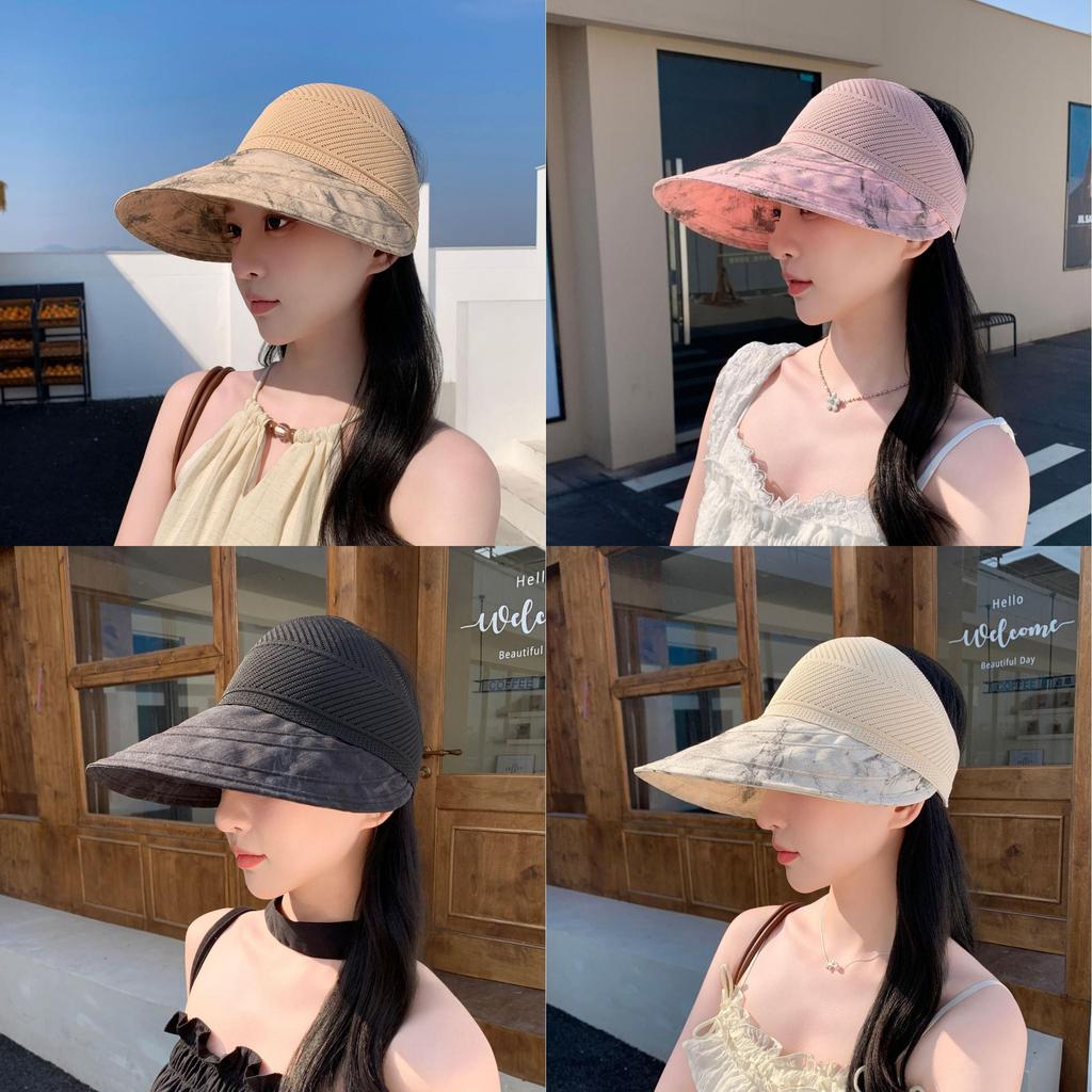 Summer Sun Protection Cap With Large Brim For Women Outdoor Sun Hat Fashion Accessory