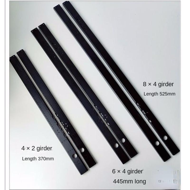 

Балка з алюмінієвого сплаву 8x4/6x4/4x2 для 1/14 Tamiya Rc Trailer Scania R620 Actros 3363 Volvo Fh16 4X2 370mm